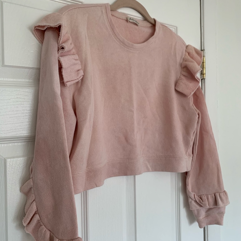 Loveshackfancy Ruffle Sleeve Pullover - image 4